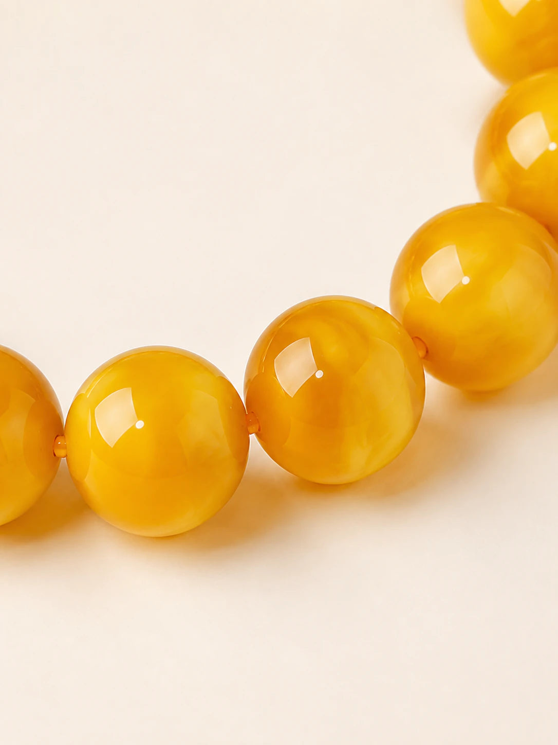 Alternate view of Golden Tiger's Eye Bead Bracelet