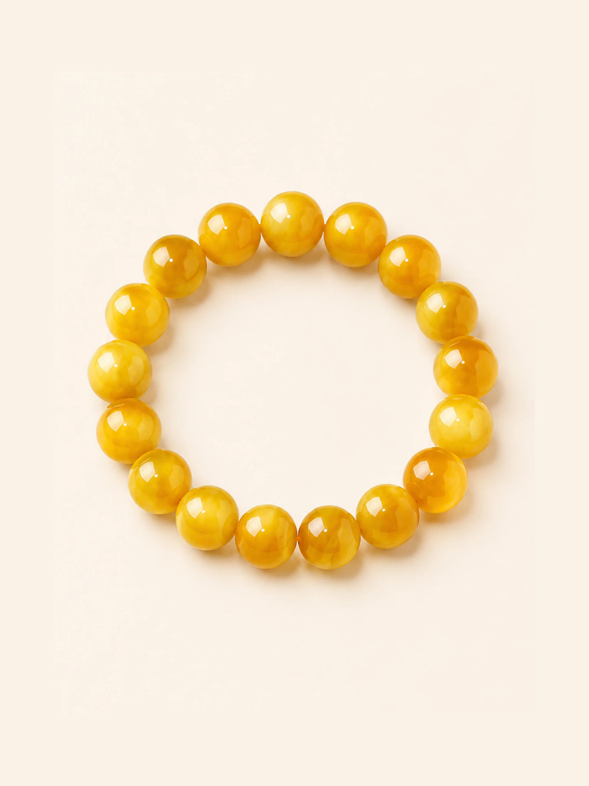Golden Tiger's Eye Bead Bracelet