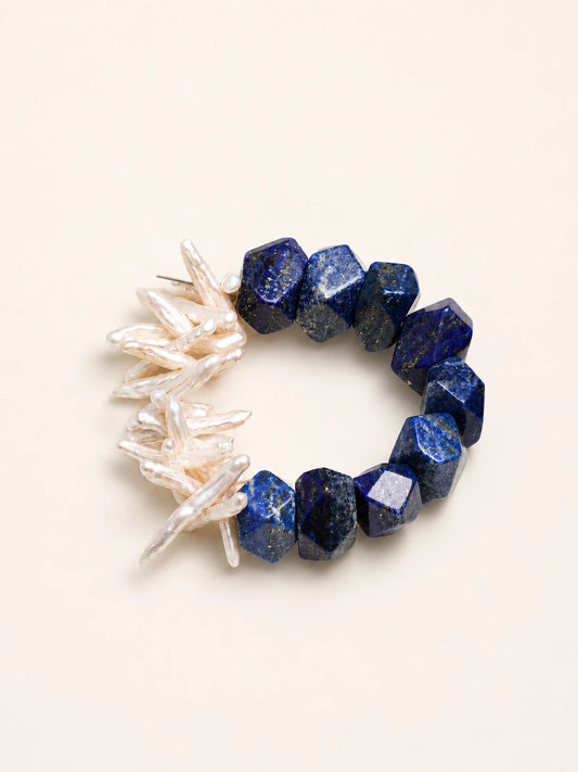 Lapis Lazuli Mixed-Bead Bracelet