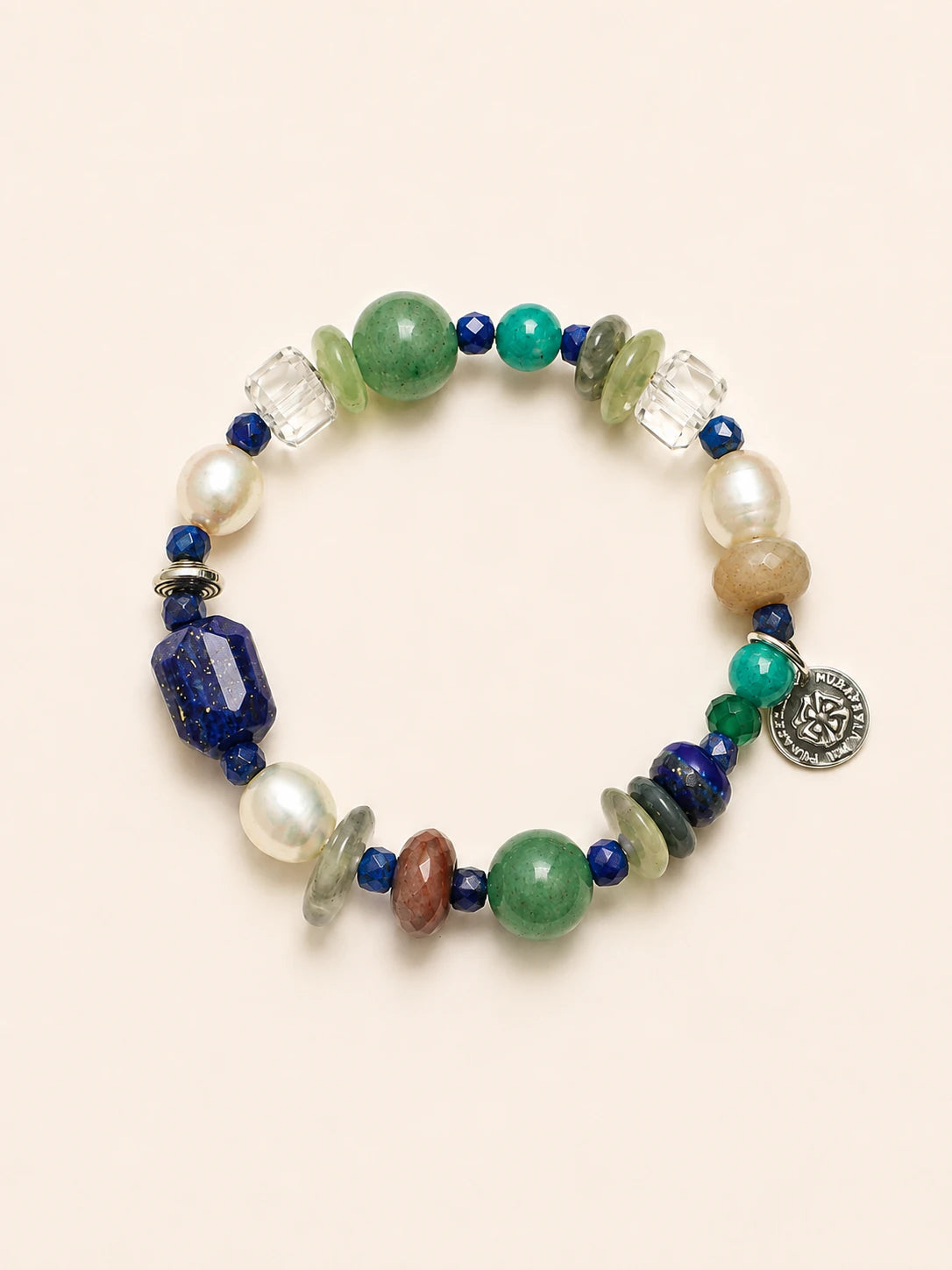 Multi-Gemstone Mixed-Bead Bracelet