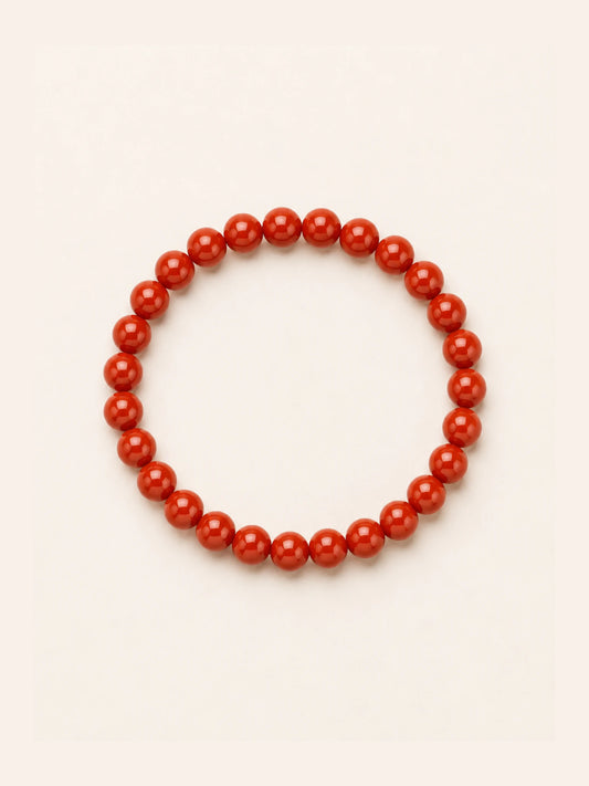 Red Agate Resolve Bracelet