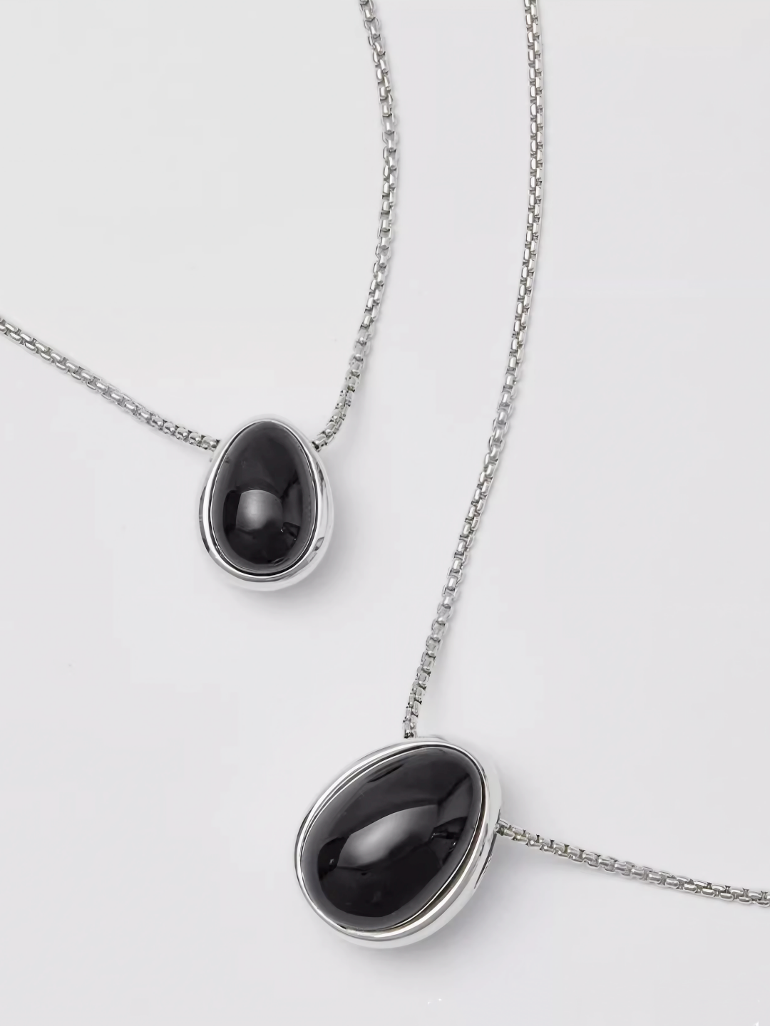 Teardrop Stone Pendant Necklace-Necklaces-SoulAdorne