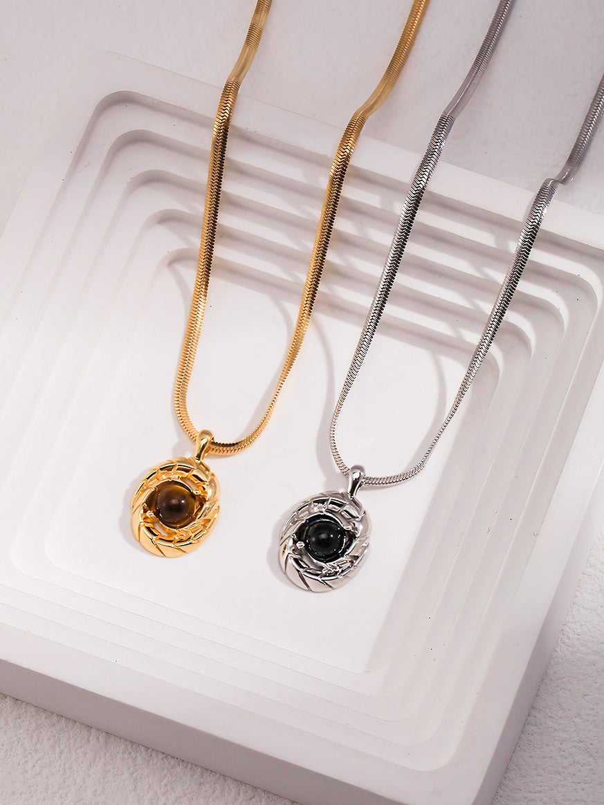 Tiger's Eye Orbit Necklace